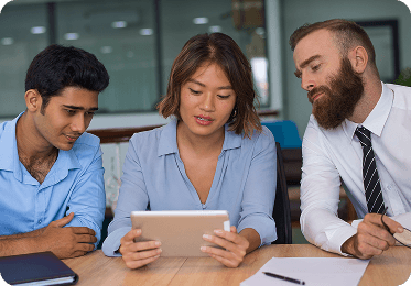 Review profiles, chat, and hire confidently